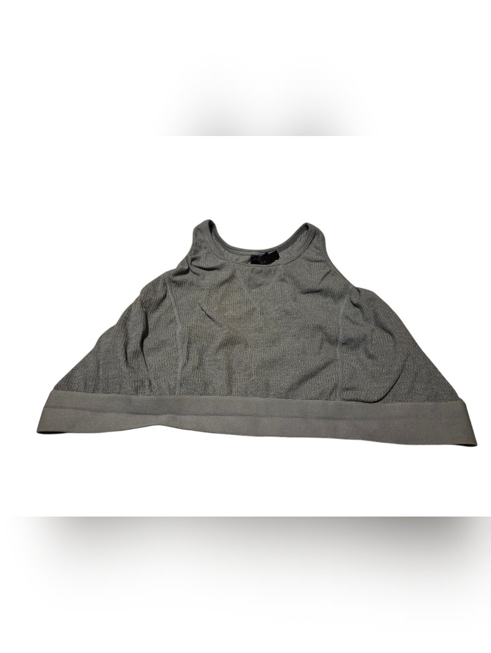 Women’s Torrid Curve Heather Gray High-Neck Sports Bra Bralette Size 4
